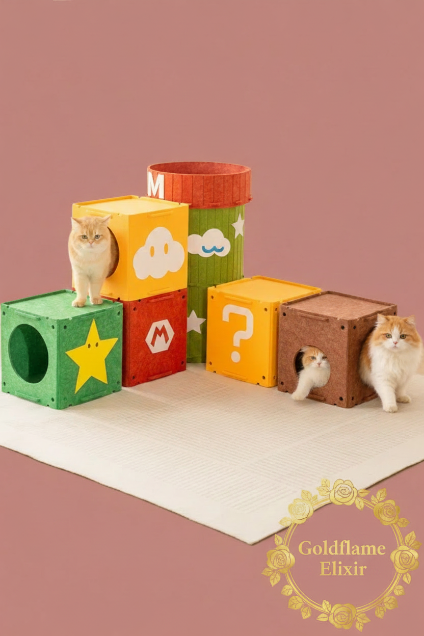 GOLDFLAME ELIXIR- Mario Cat House