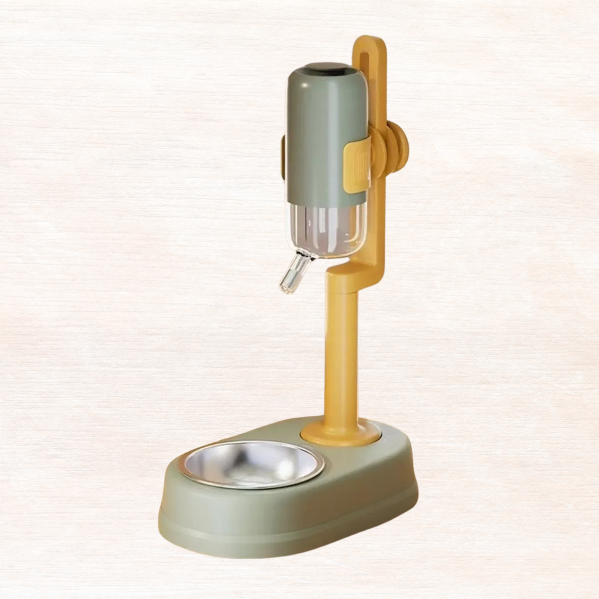Sage automatic pet dispenser bowl with single stainless bowl