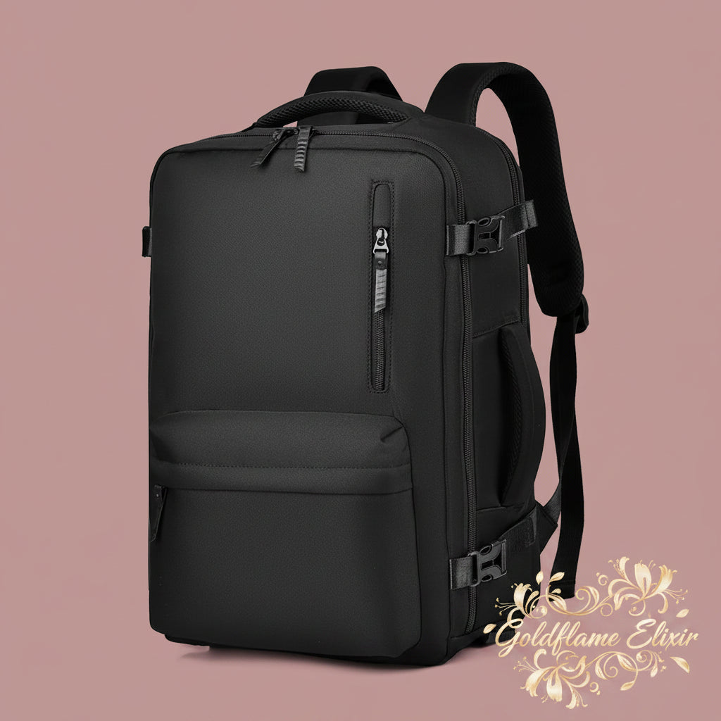 Cloth Side Pockets Backpack Bag - Stylish & Functional - Goldflame Elixir