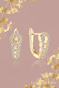 Moissanite 925 Sterling Silver Earrings - Elegance Redefined - Goldflame Elixir