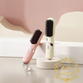 Heated Hair Straightening Comb for Effortless Style - Goldflame Elixir