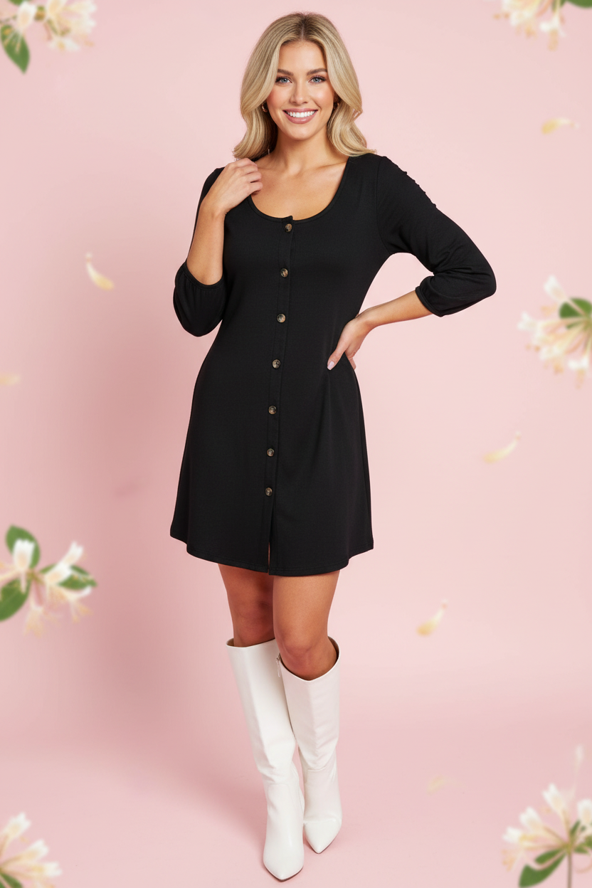 Black Mini Dress - TikTok Ready