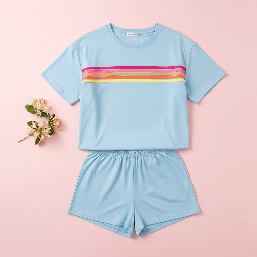 Blue Rainbow Stripe Set - Variant 2