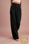 High-Waisted Wide-Leg Pants - Effortless Style & Comfort - Goldflame Elixir