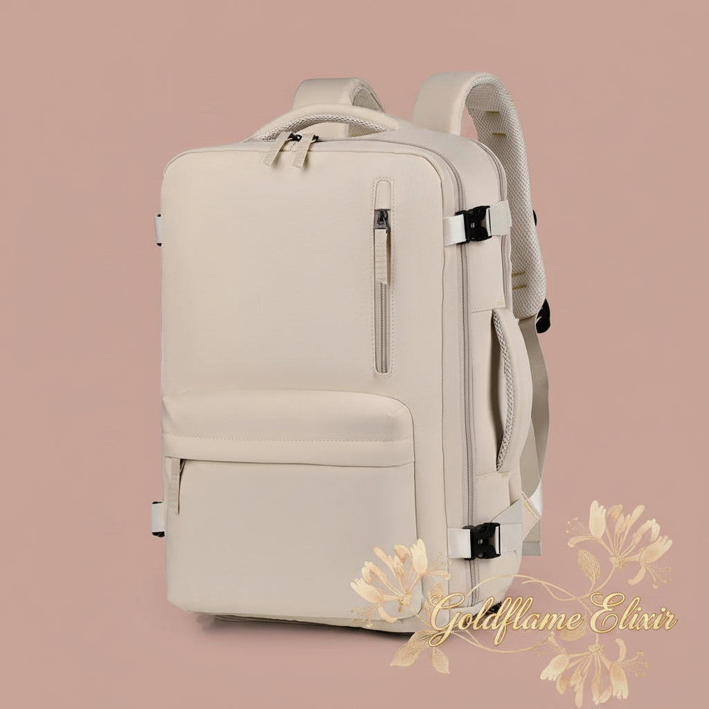 Cloth Side Pockets Backpack Bag - Stylish & Functional - Goldflame Elixir