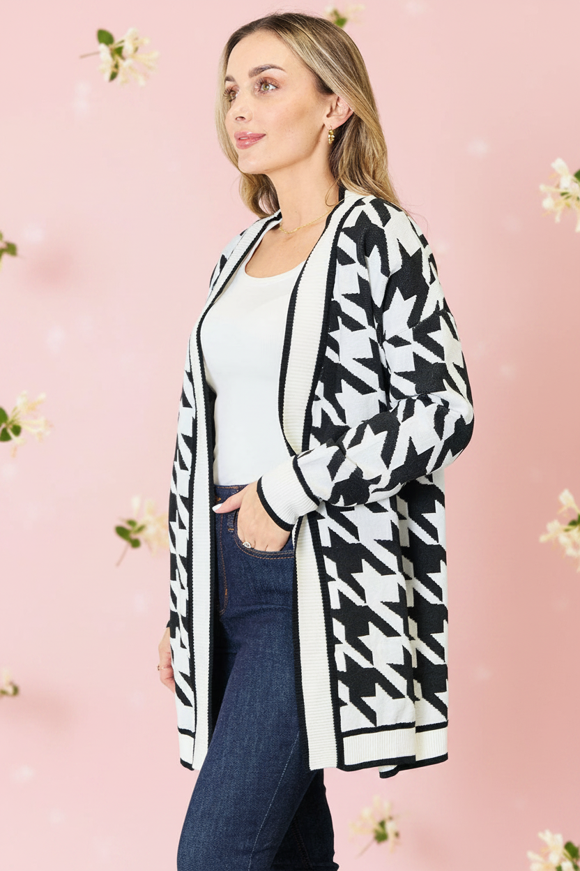 Houndstooth Cardigan