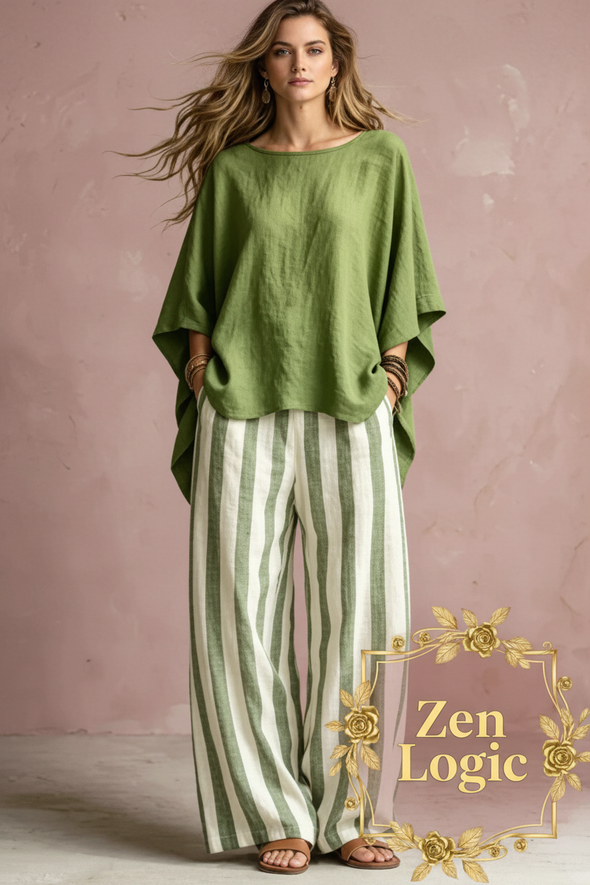Full Size Solid Color Top and Pants Set Plus Size - Goldflame Elixir